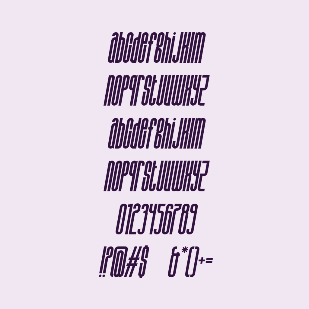 Bohema Uppercase Regular Italic