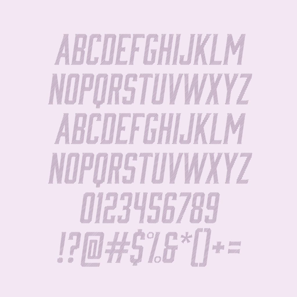 Bourbon Lines Oblique