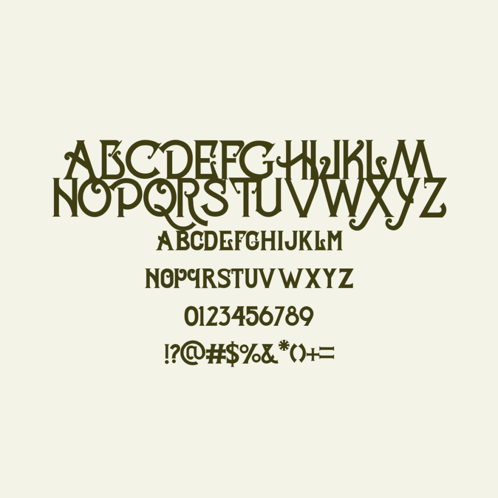 Celestial Typeface