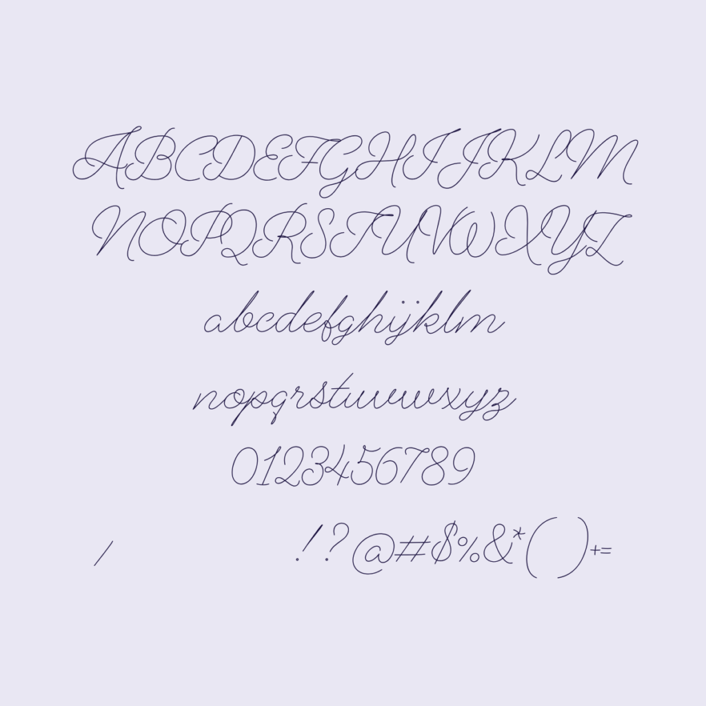 Fenotype Alfons Script ExtraLight
