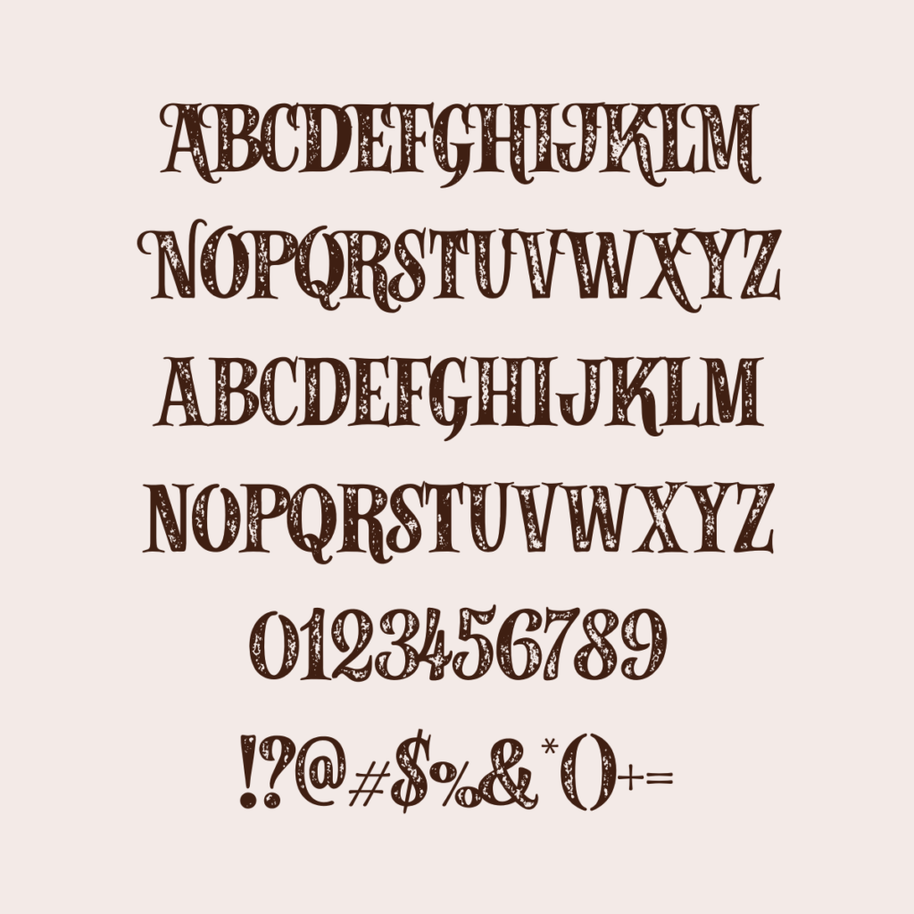 Fenotype Alfons Serif Bold Printed