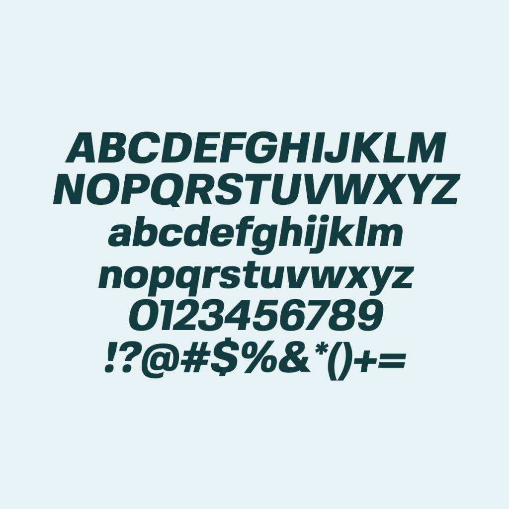 FivoSans Heavy Oblique