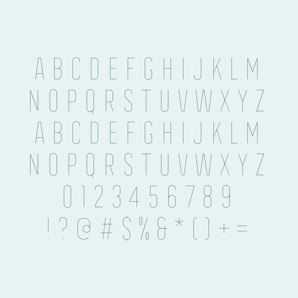 FrontageCondensed Line