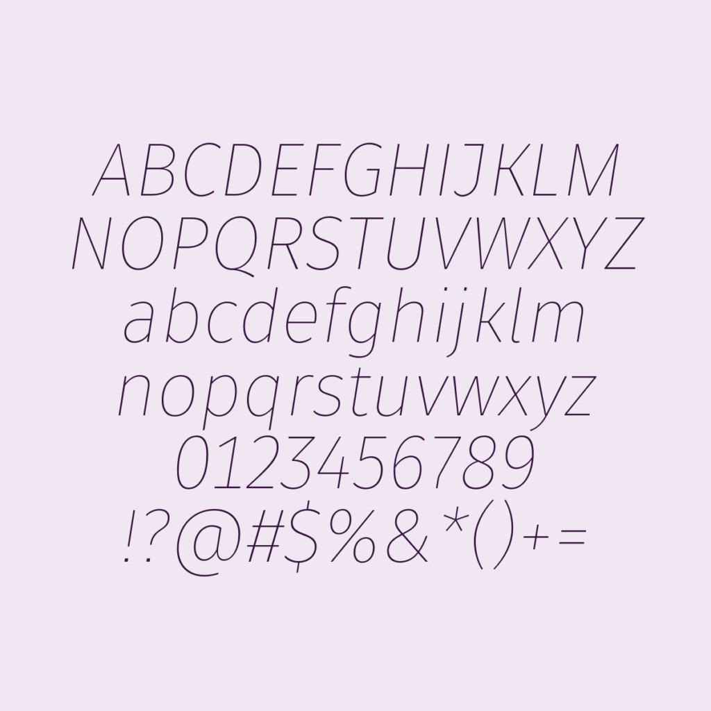 Fuse ThinItalic
