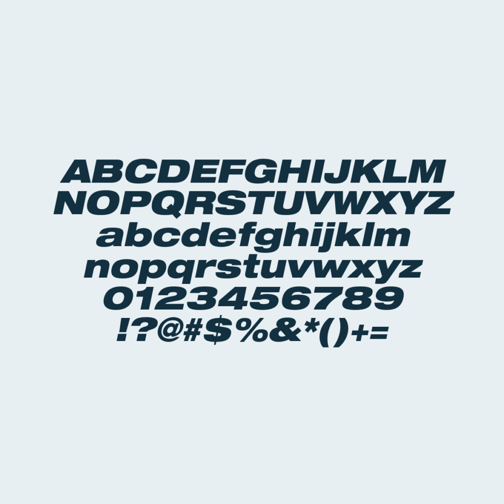HelveticaNeueLTPro BlkExO