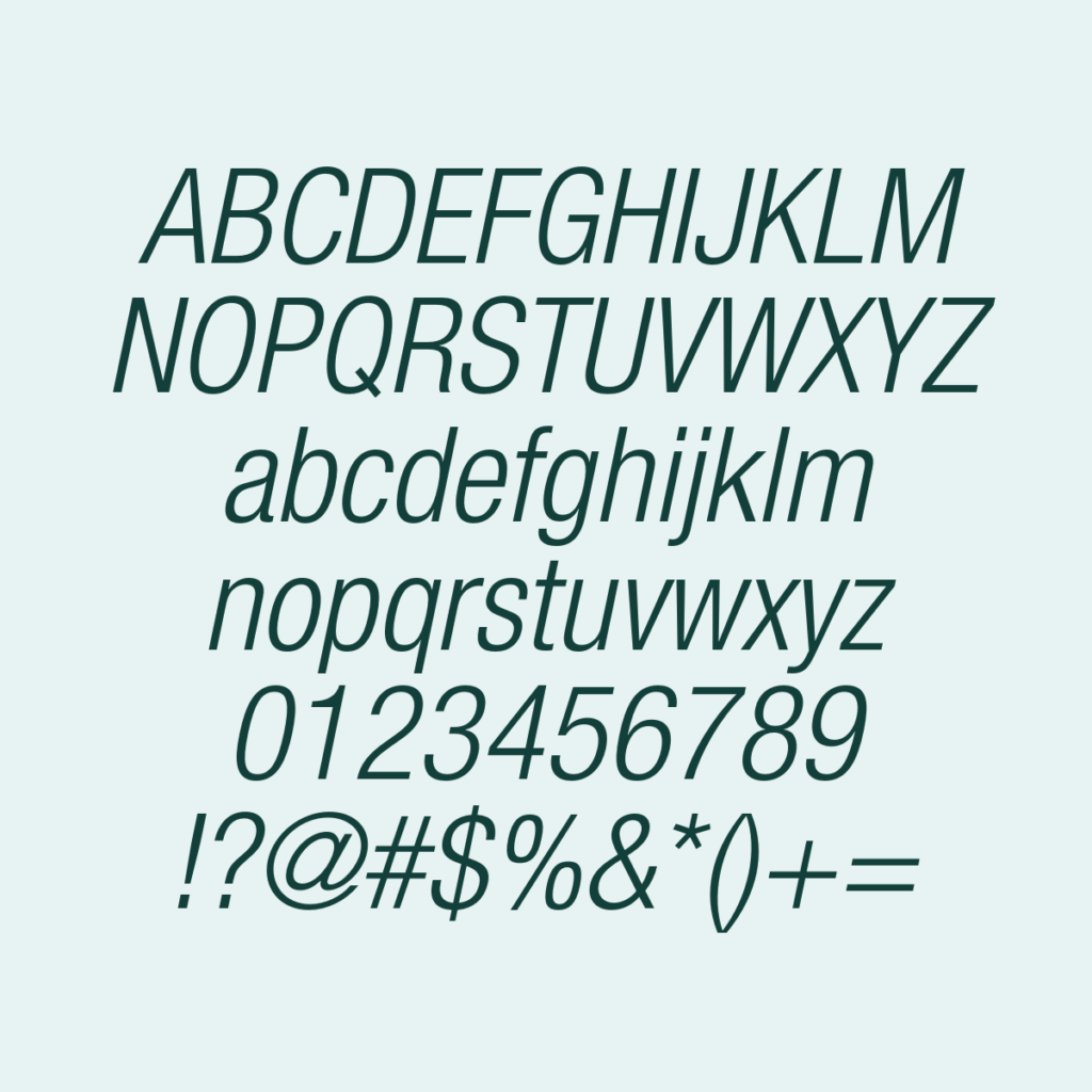 HelveticaNeueLTPro LtCnO