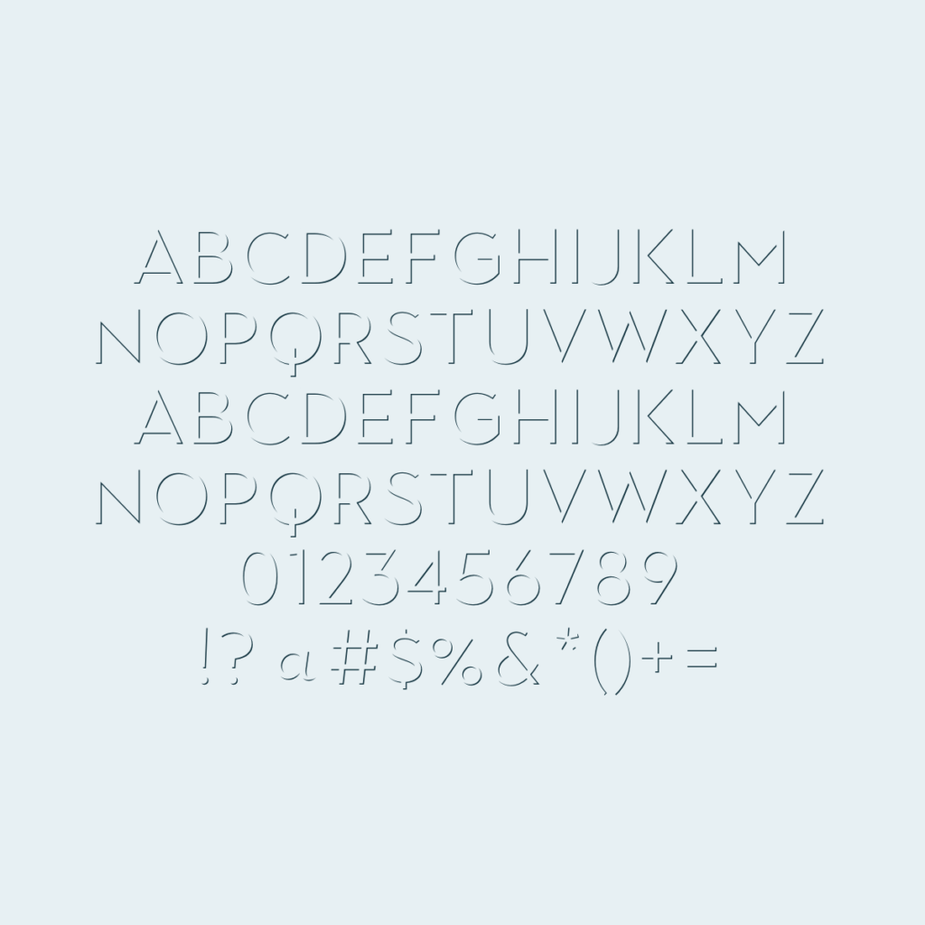 Jason Vandenberg Town 22 Emboss Medium Stroke