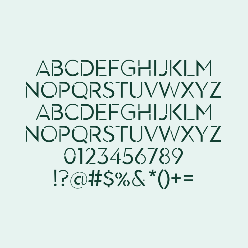 Jason Vandenberg Town 40 Stencil Regular Mixed