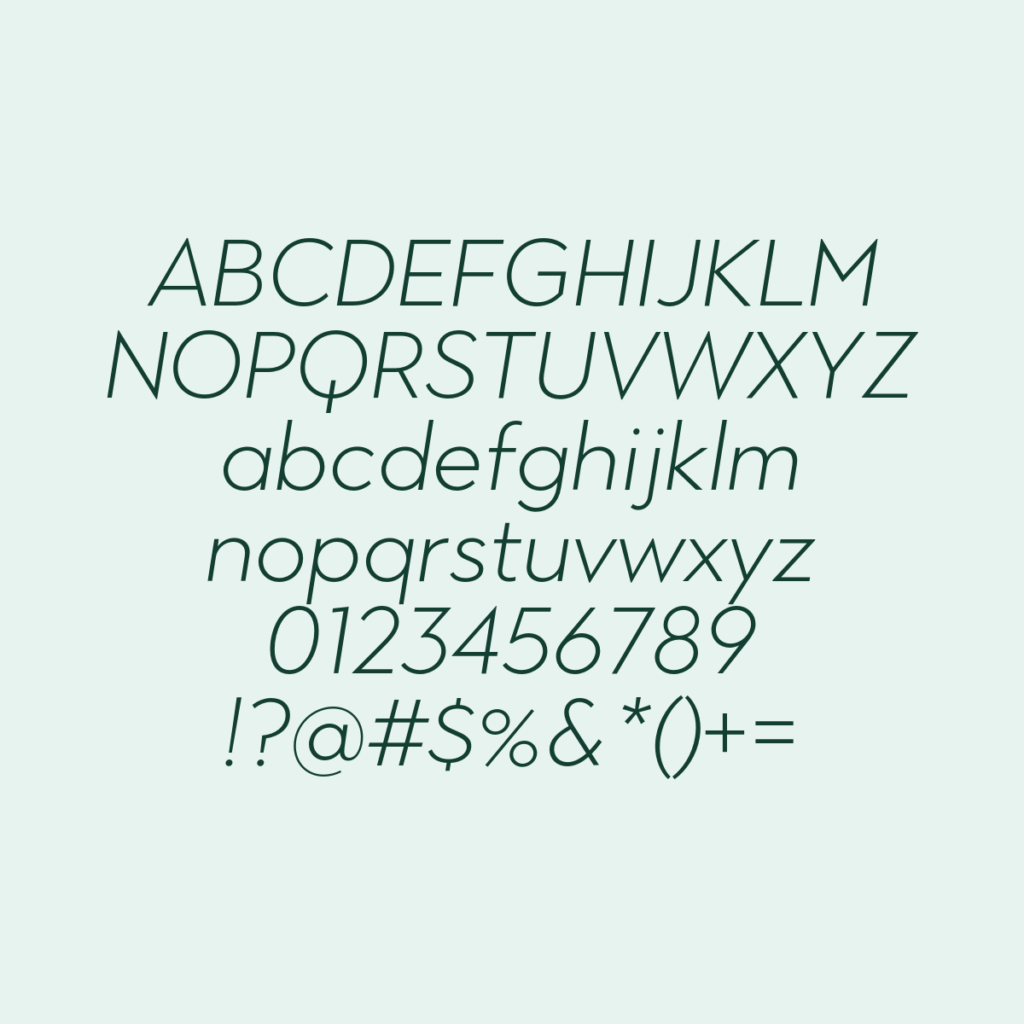 Jason Vandenberg Town 80 Text Light Italic