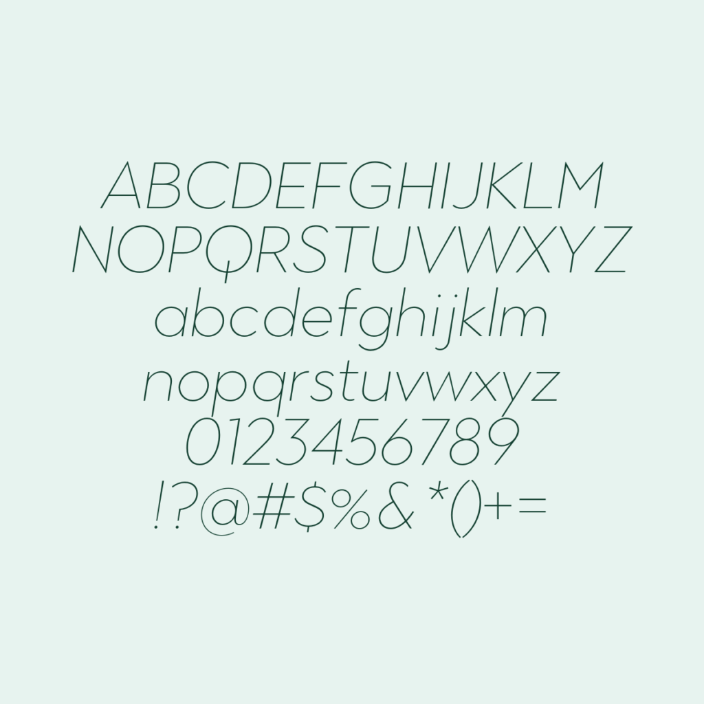 Jason Vandenberg Town 80 Text Thin Italic