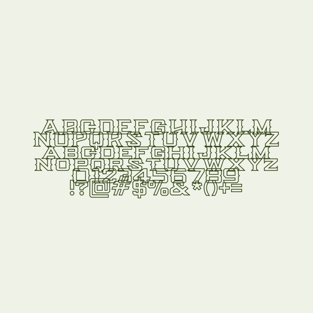 Knox Serif Outline