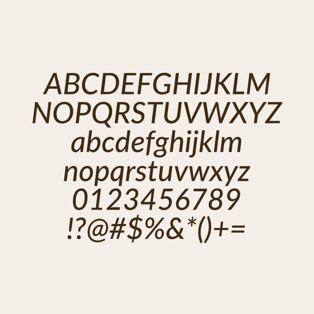 Lato MediumItalic