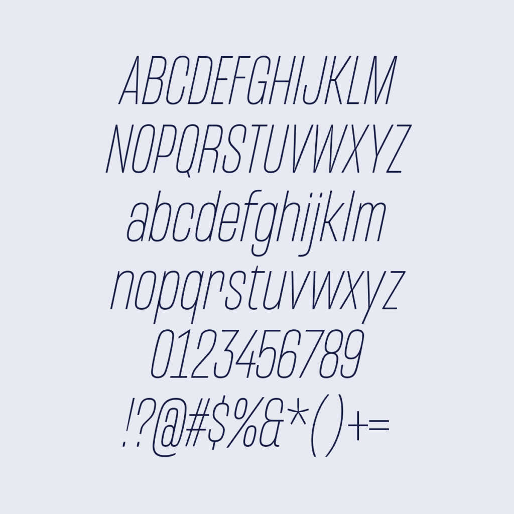 Mongoose ThinItalic