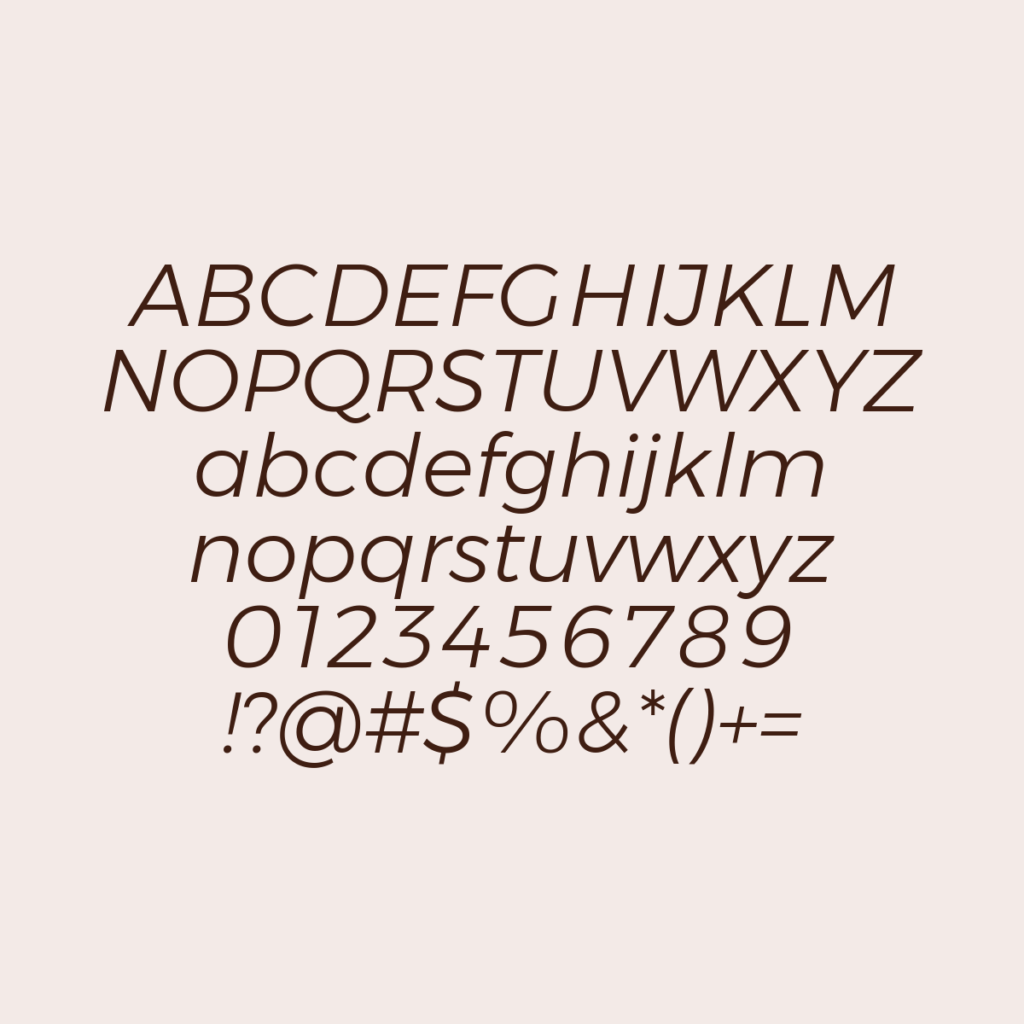 Montserrat LightItalic
