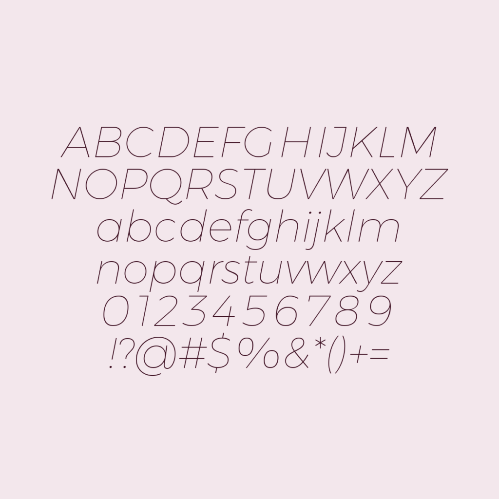 Montserrat ThinItalic