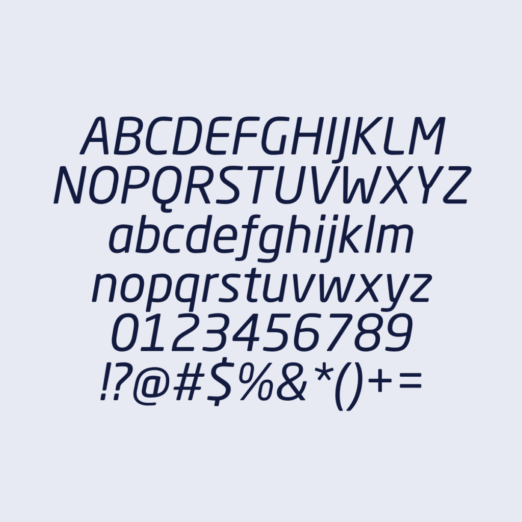 NeoSansStd Italic
