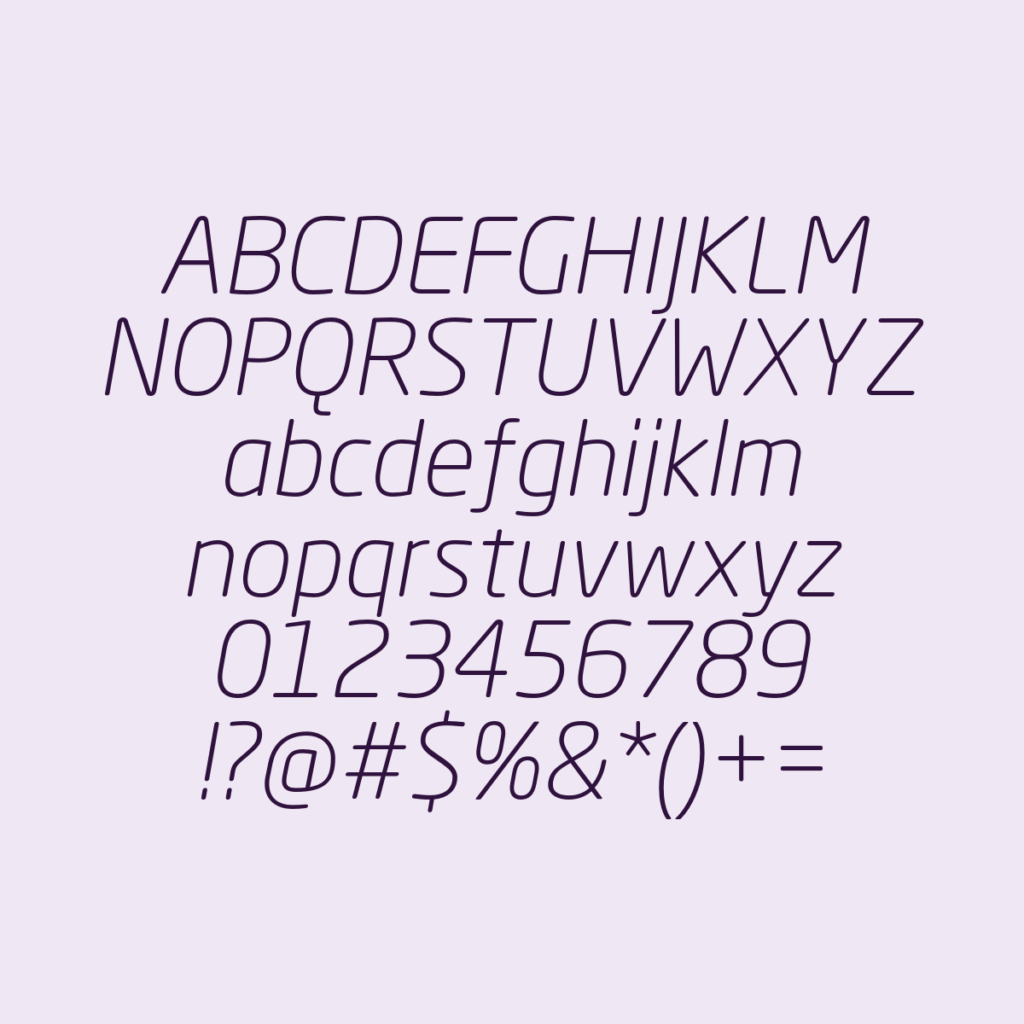 NeoSansStd LightItalic