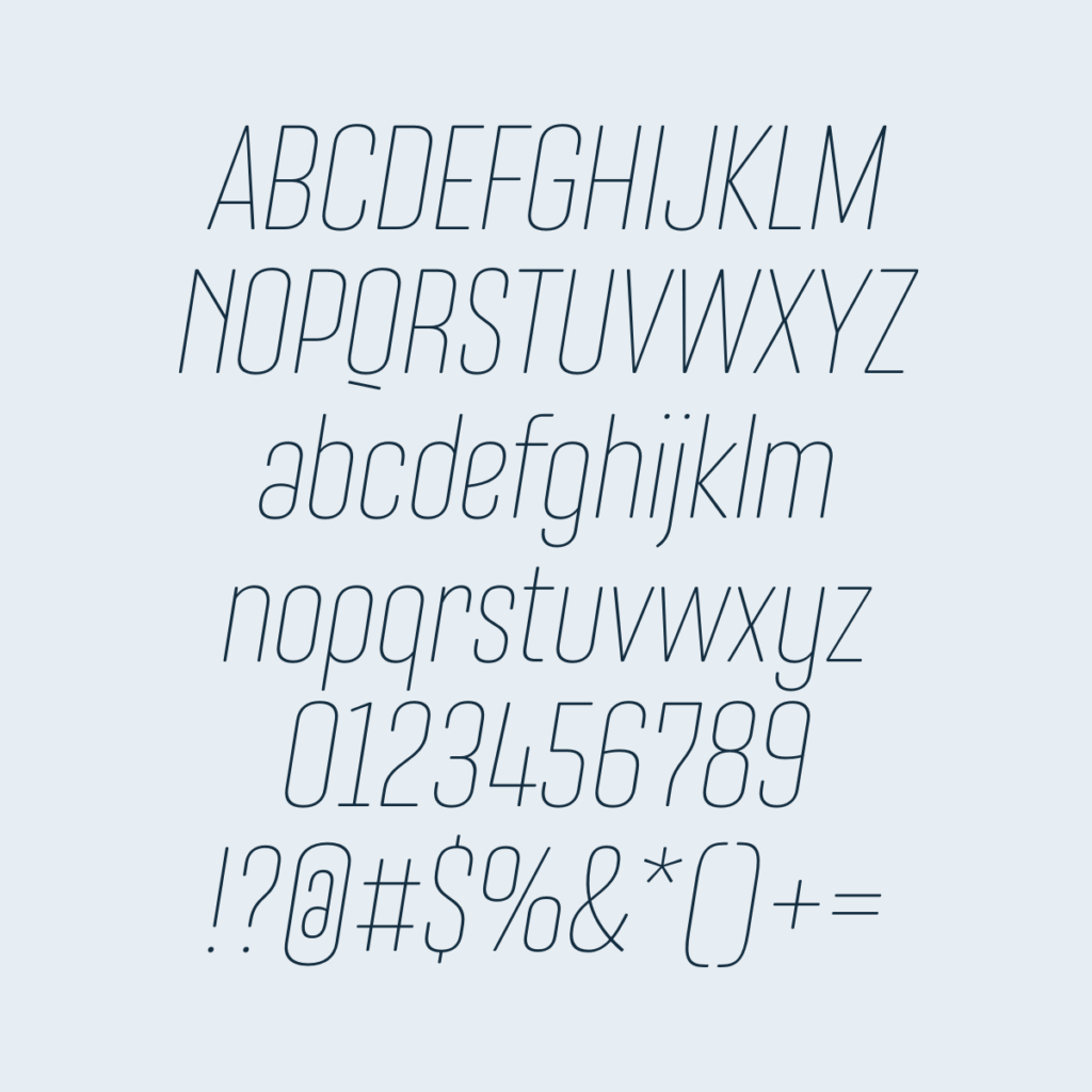 Nephrite ThinItalic