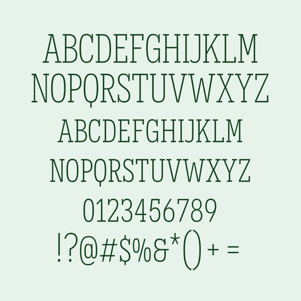 Novecento Slab Condensed Light