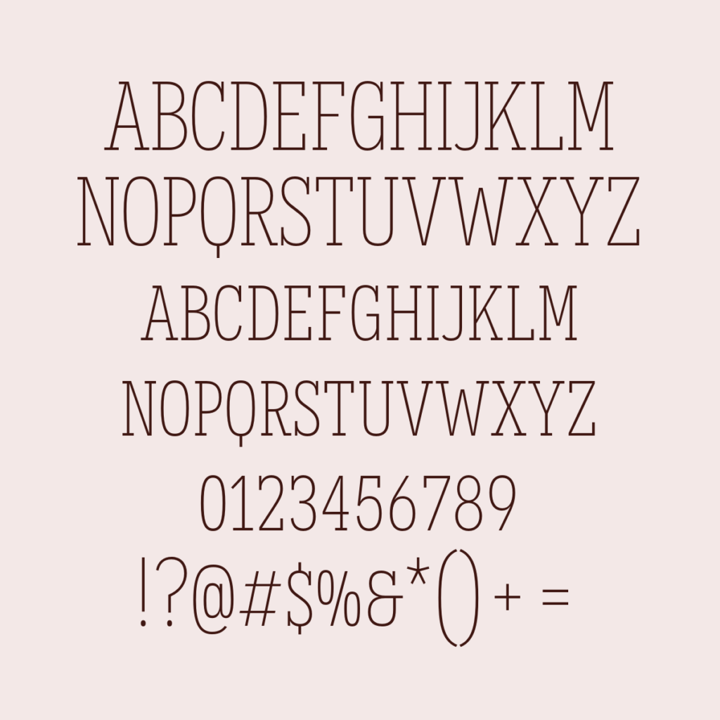 Novecento Slab Condensed Ultralight