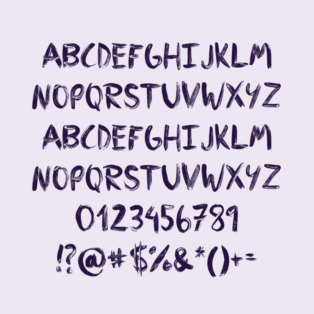 Plume Free Brush Font
