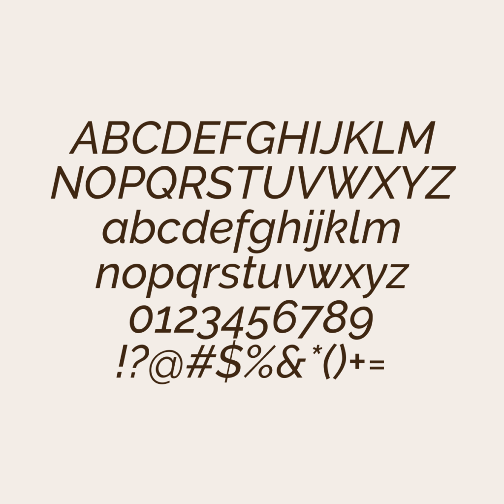 Raleway MediumItalic