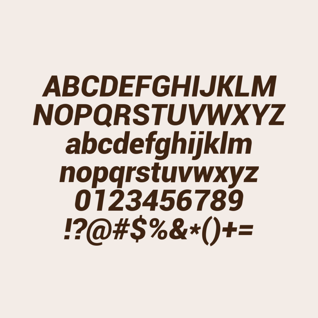 Roboto BlackItalic 0