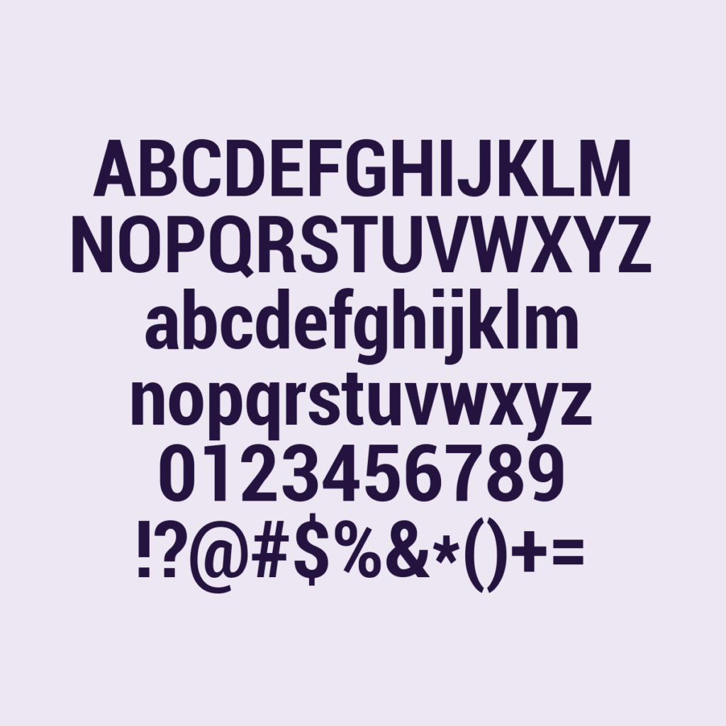 Roboto BoldCondensed