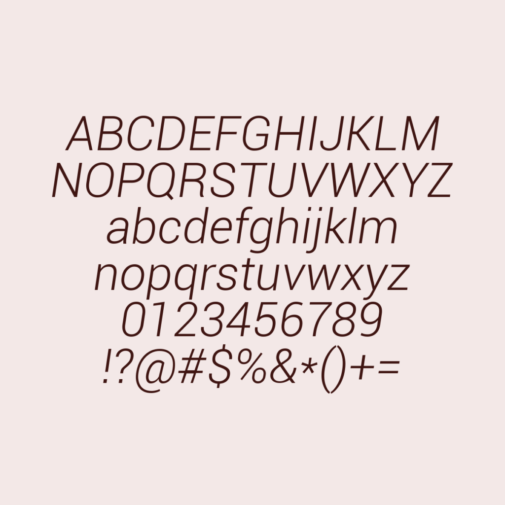 Roboto LightItalic 0