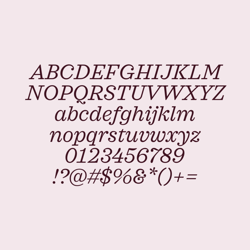 Sagona BookItalic