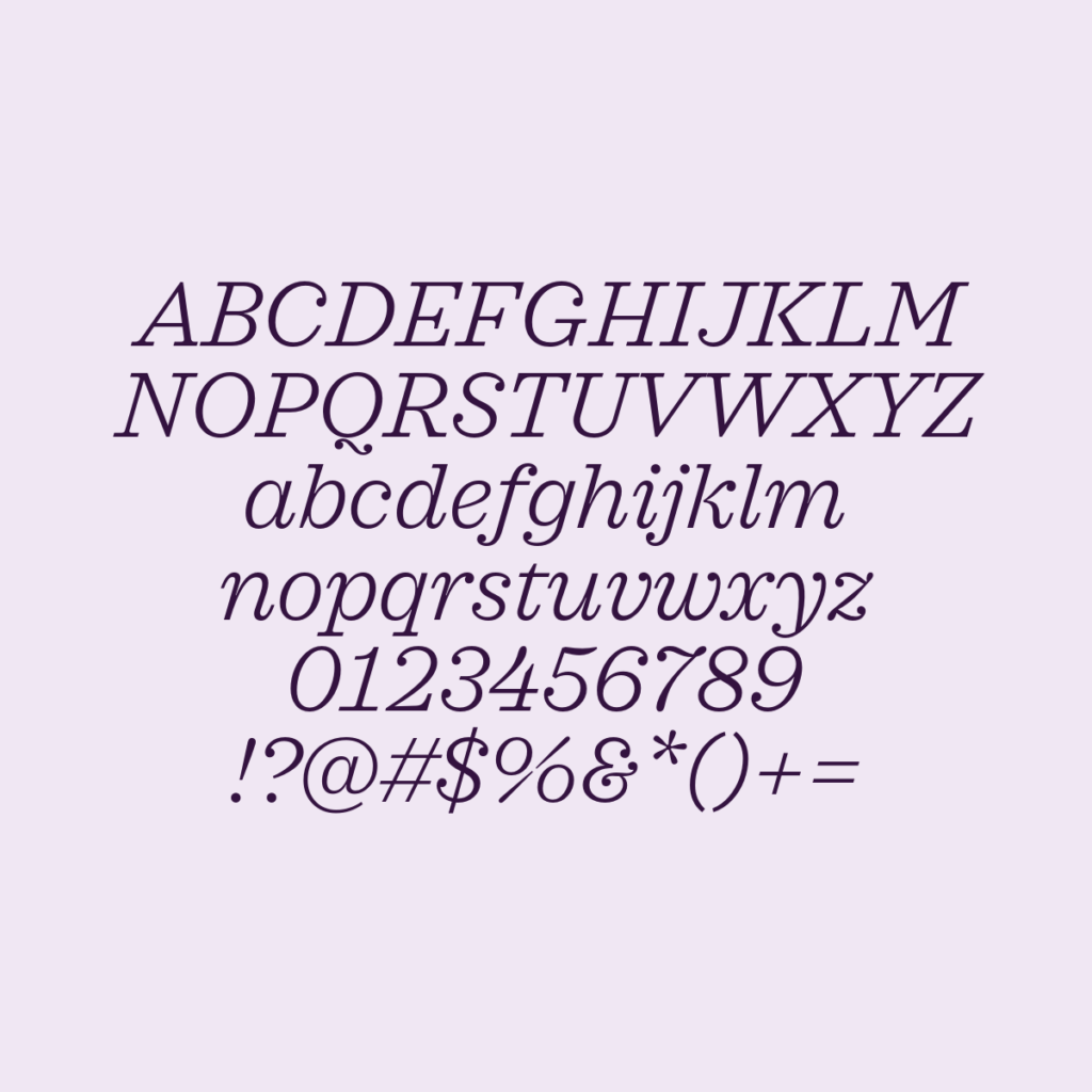 Sagona LightItalic