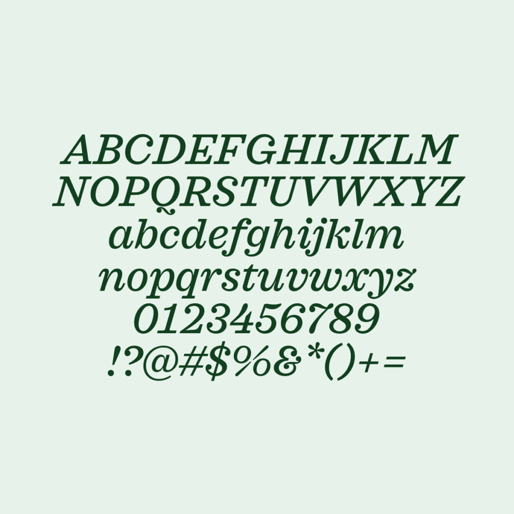 Sagona MediumItalic