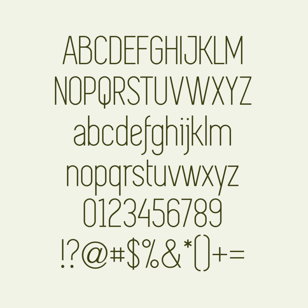 SIMPLIFICA Typeface