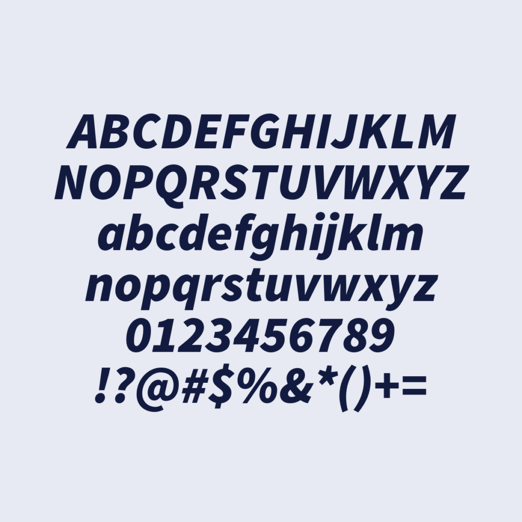 SourceSansPro BlackIt