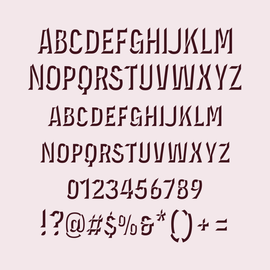 Synthview Novecento Carved Condensed Bold