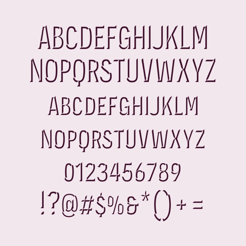 Synthview Novecento Carved Condensed Medium