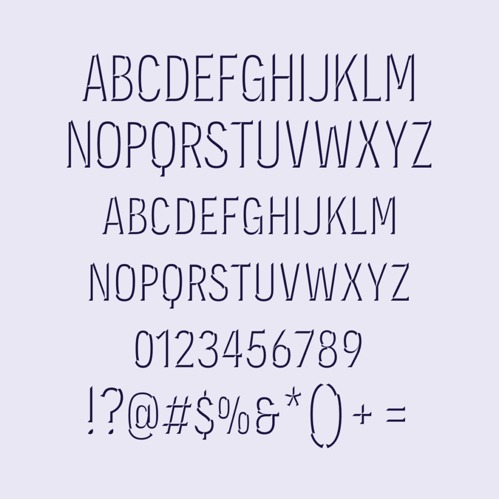 Synthview Novecento Carved Condensed Normal