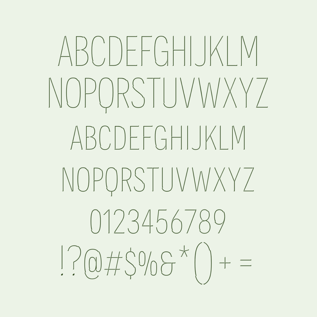 Synthview Novecento Carved Condensed UltraLight