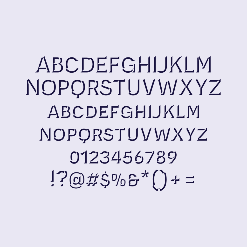 Synthview Novecento Carved DemiBold