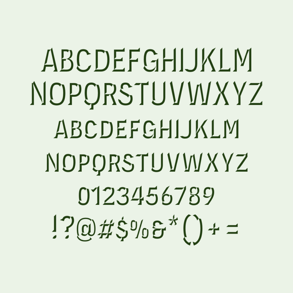 Synthview Novecento Carved Narrow DemiBold