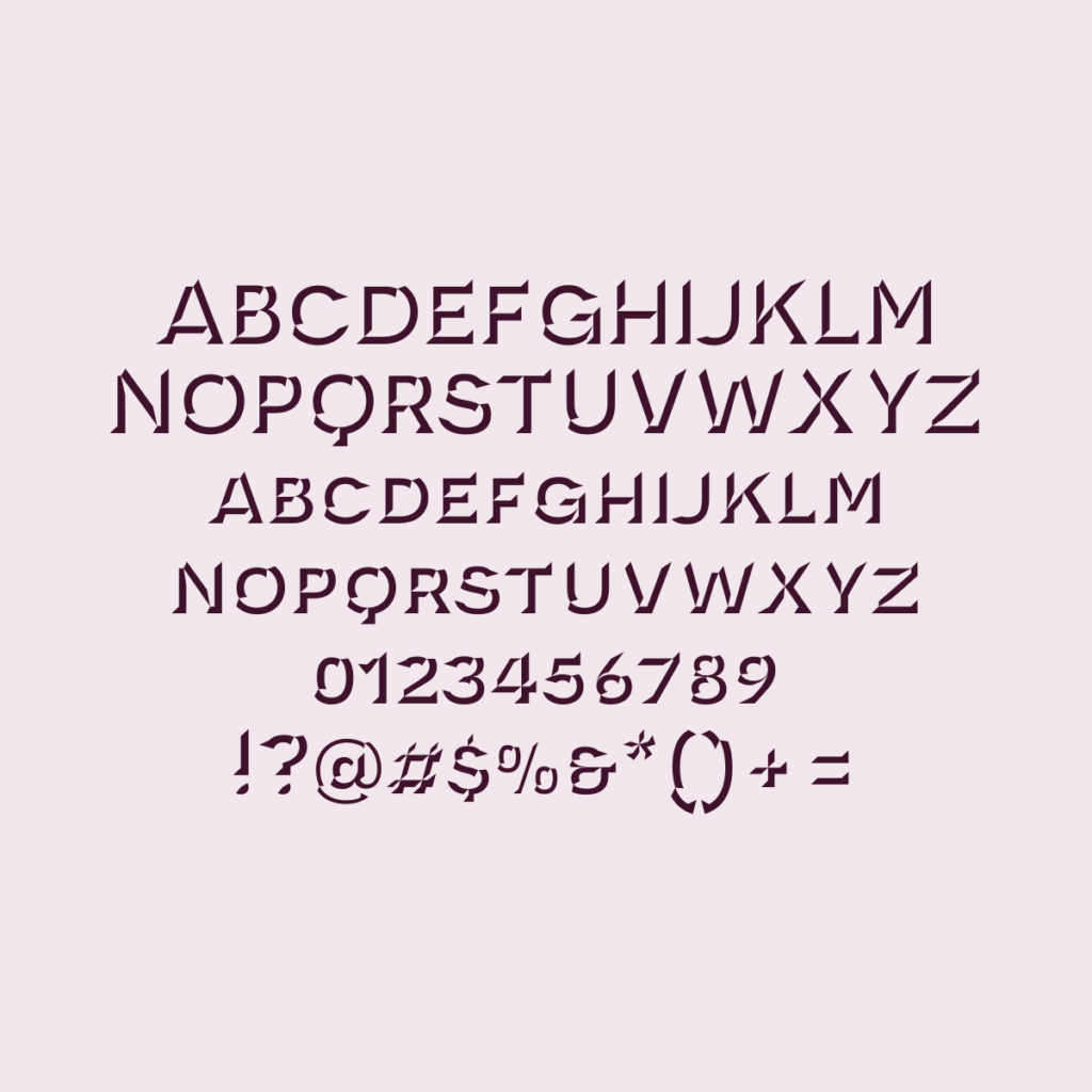 Synthview Novecento Carved Wide Bold