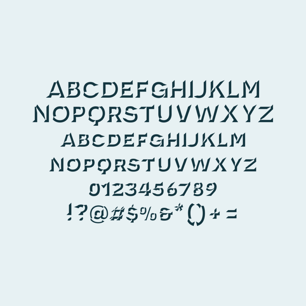 Synthview Novecento Carved Wide UltraBold