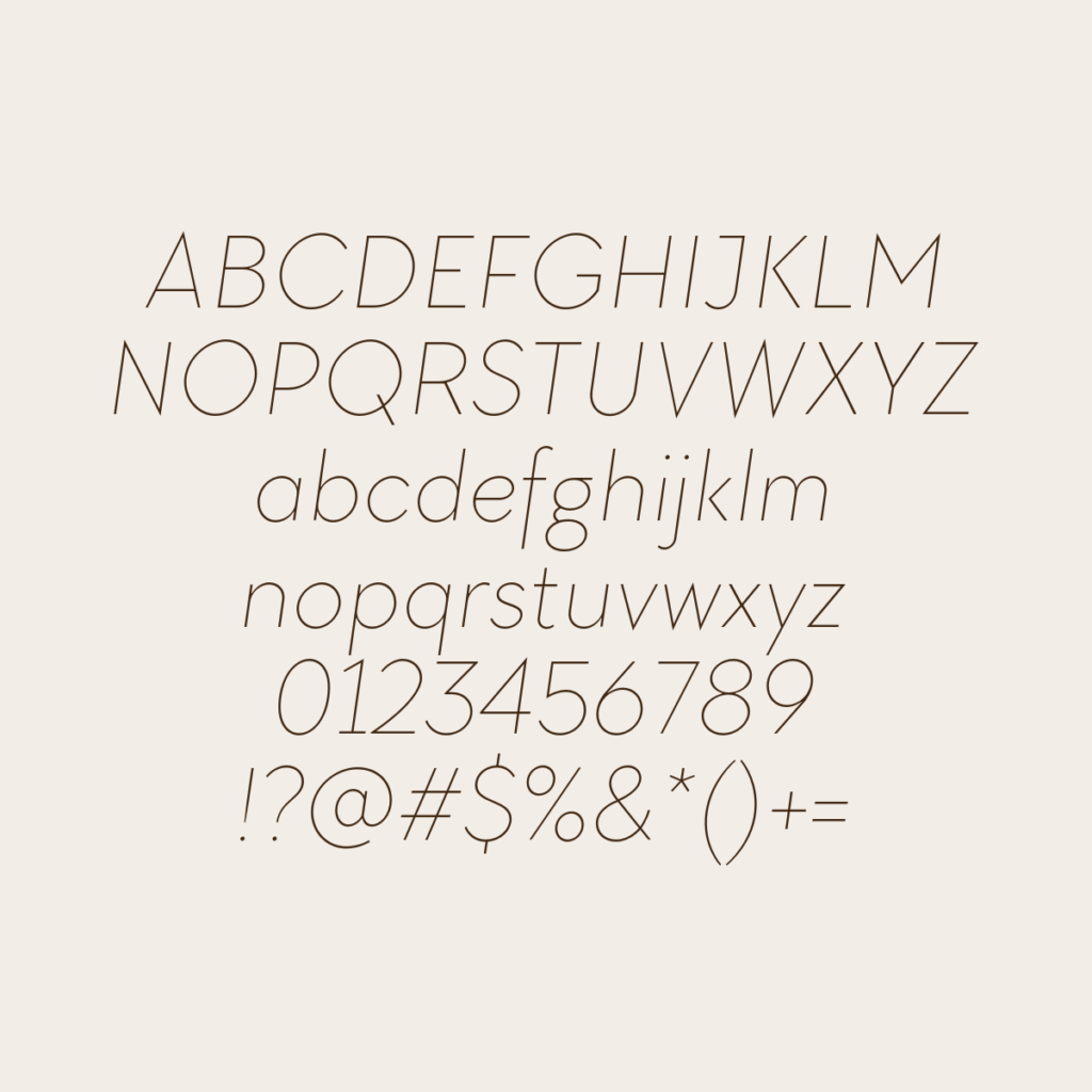 TTChocolates ThinItalic