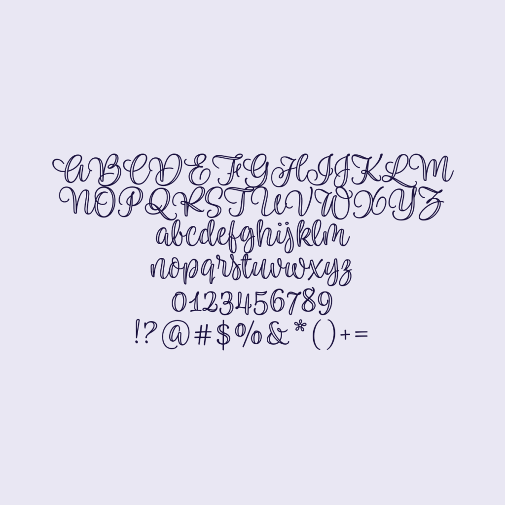 Typesenses Limon Script Outline Regular