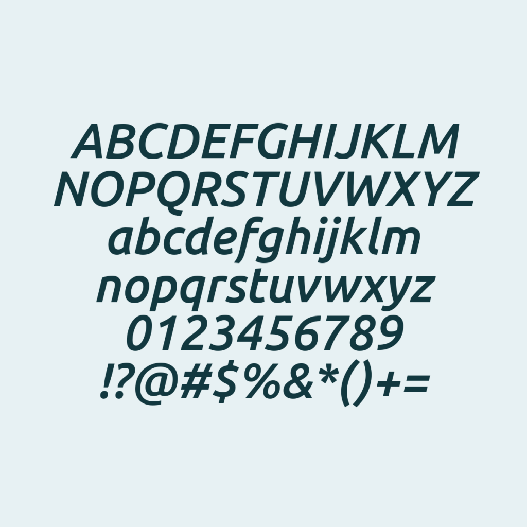 Ubuntu MediumItalic