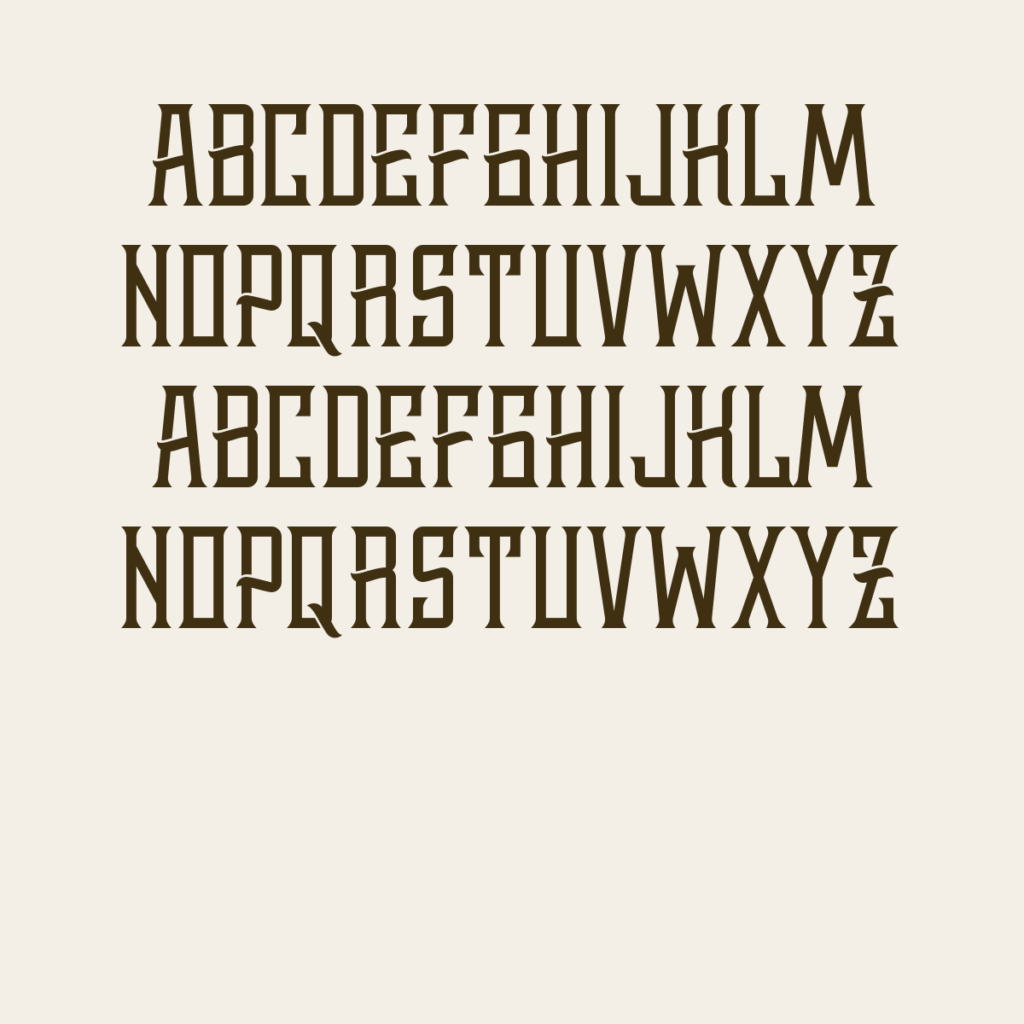 Whiskey Font One