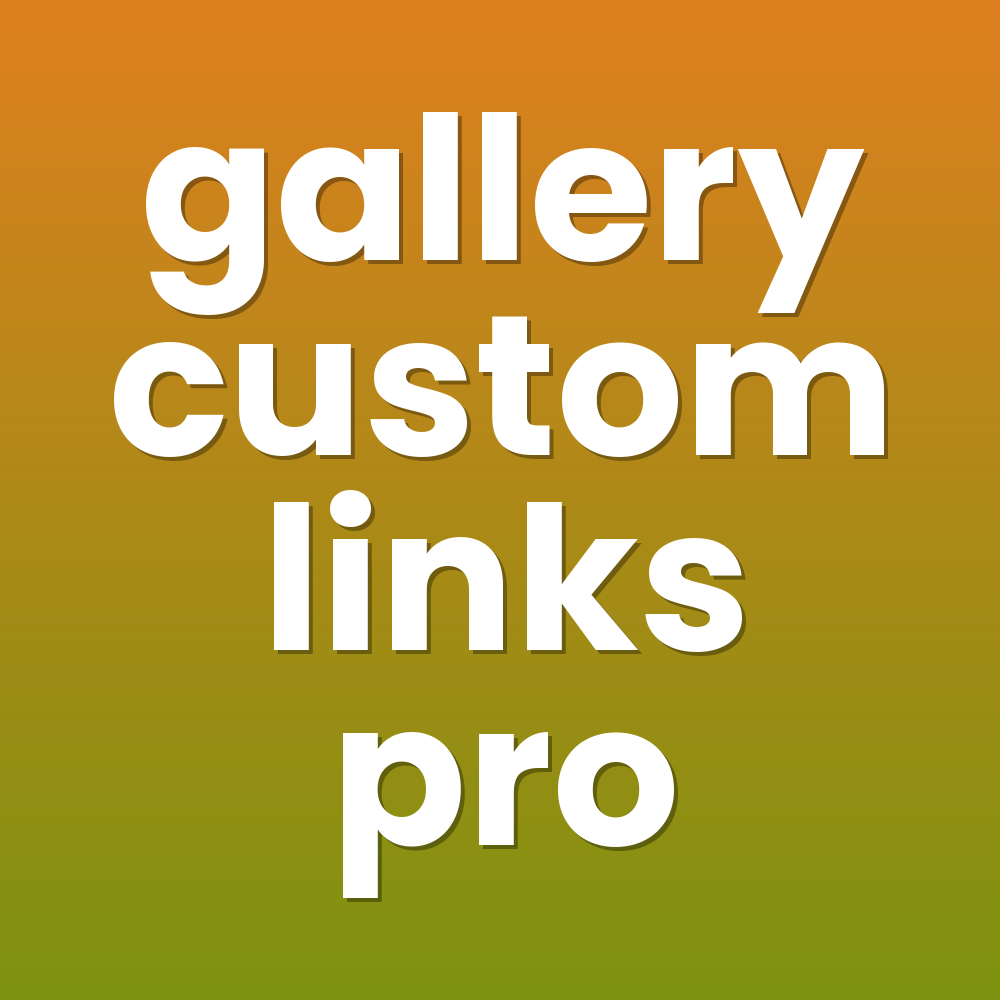 gallery custom links pro
