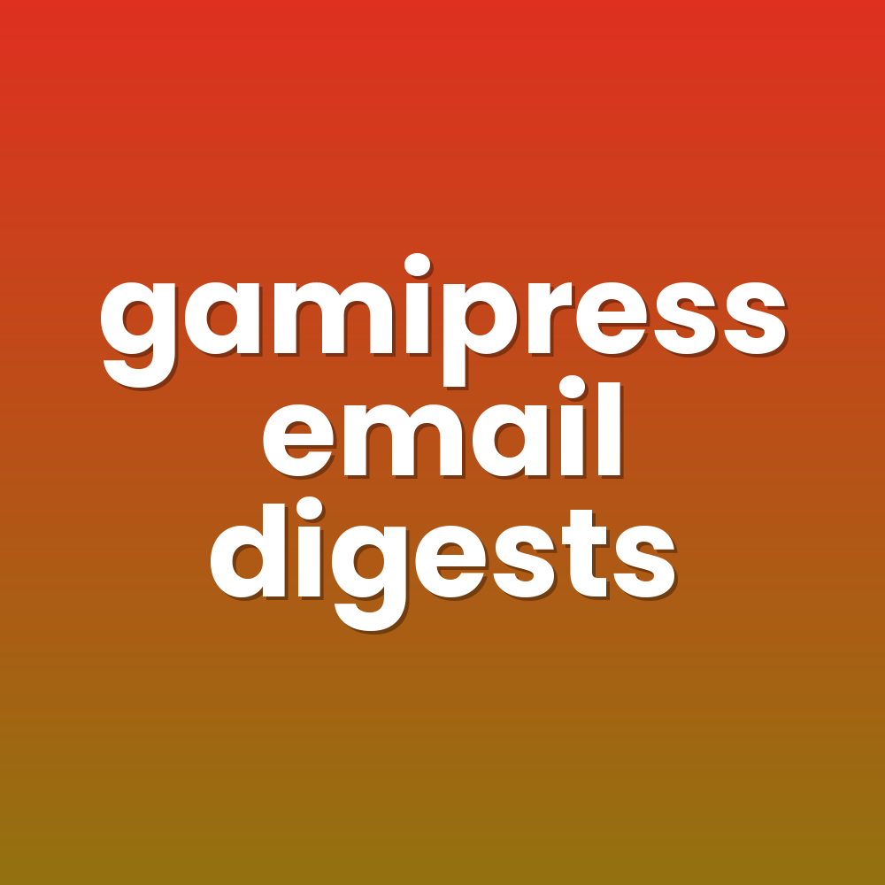gamipress email digests