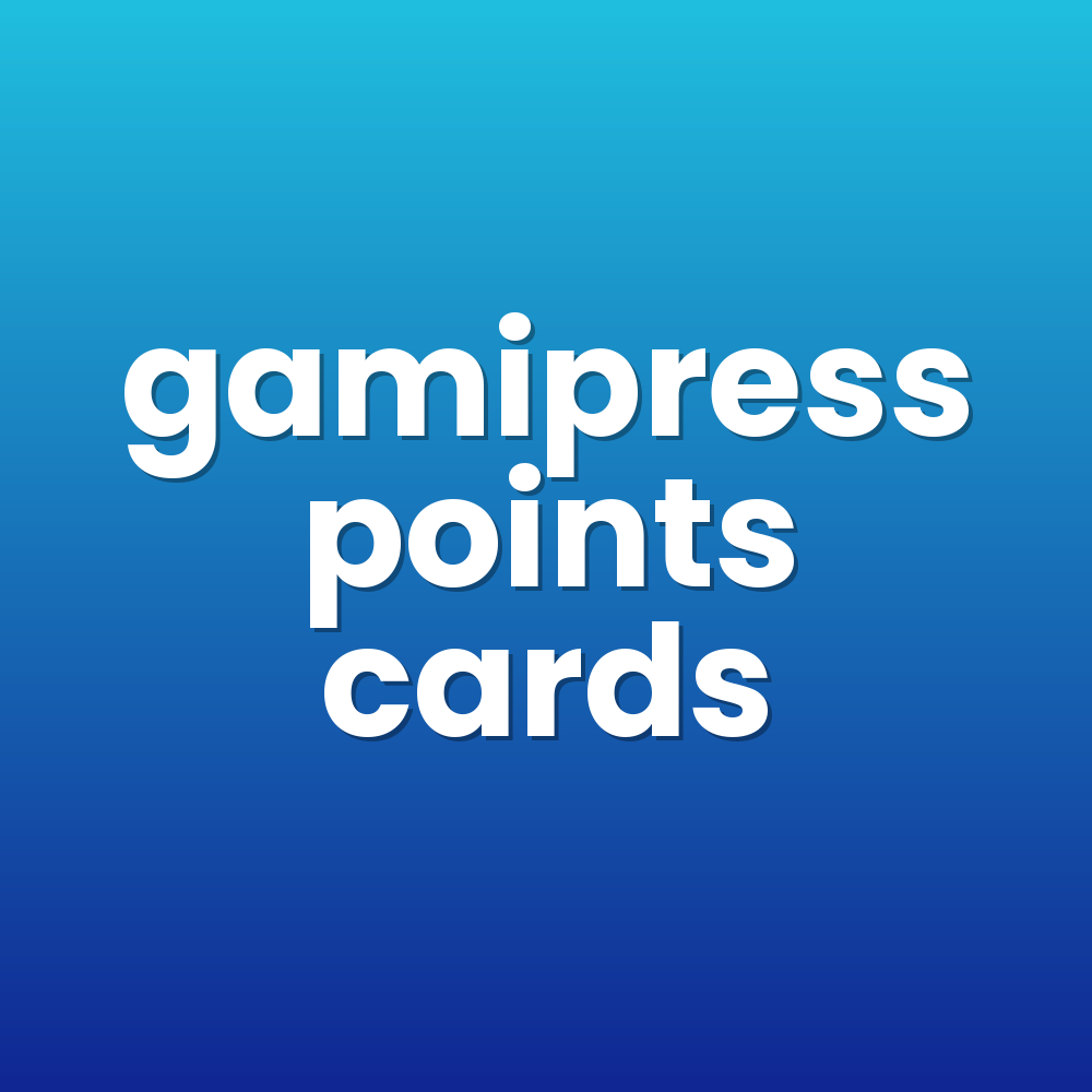 gamipress points cards