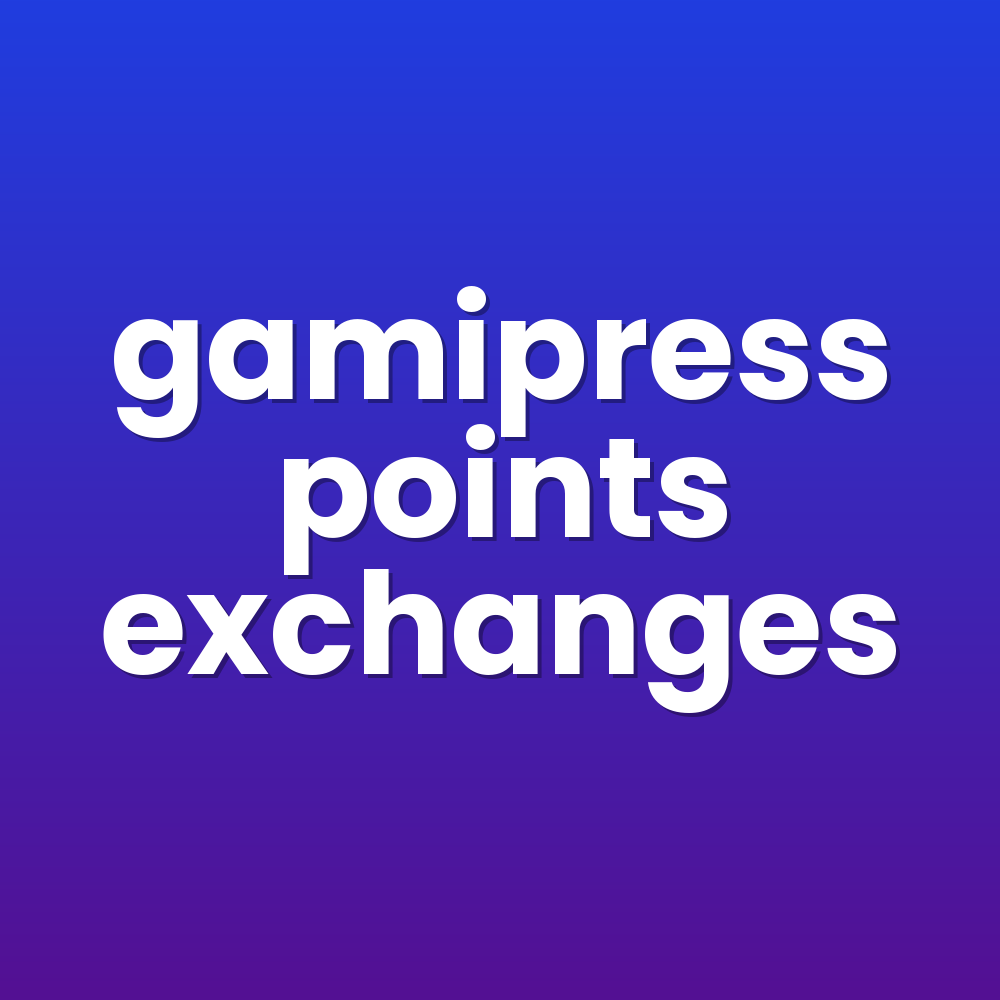 gamipress points exchanges